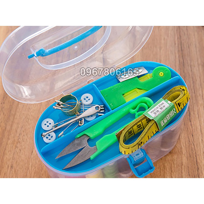 Bộ kim chỉ - Hộp kim chỉ dụng cụ may vá đa năng đầy đủ 55 món