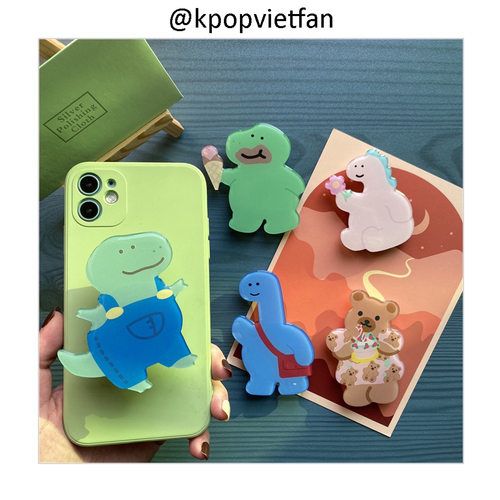 Giá đỡ điện thoại popsocket item khủng long M5659 mika acrylic siêu đẹp