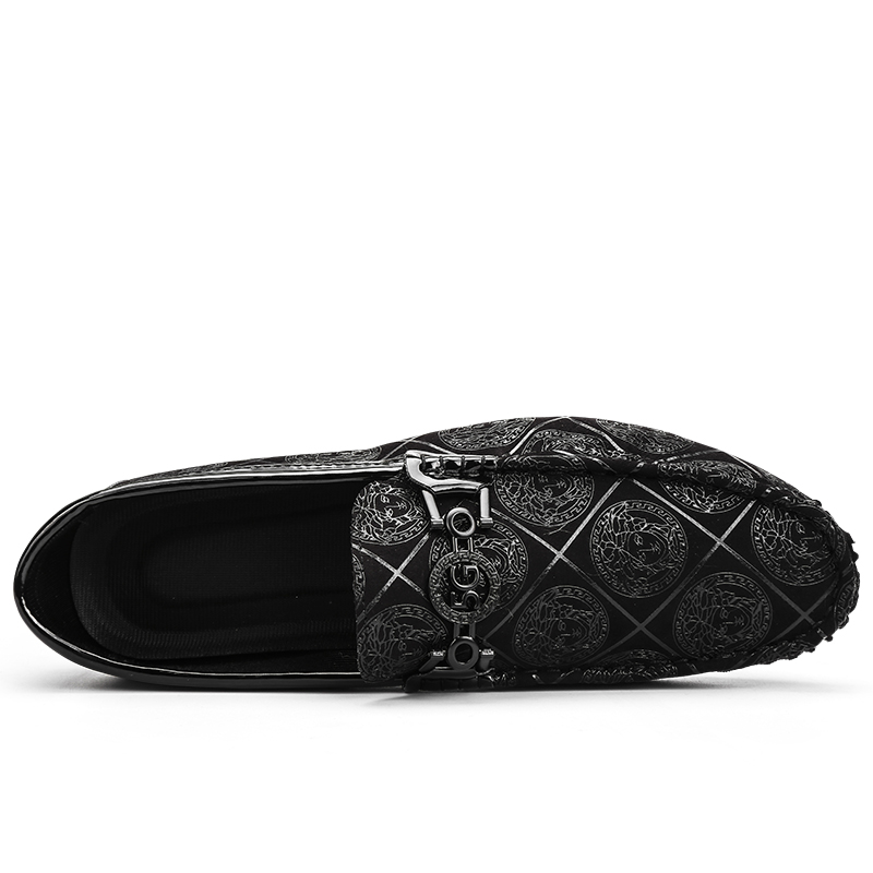 Giày lười VERSACE cho nam da lộn thời trang