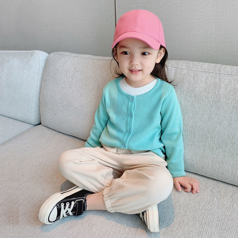 Quần dài thể thao bằng cotton nguyên chất dành cho bé gái