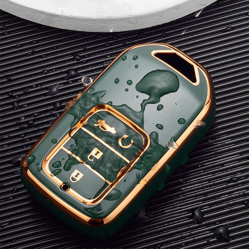 Vỏ Bảo Vệ Chìa Khóa Thông Minh Không Chìa Khóa Cho Honda Civic CRV HRV BRV City Accord 2014 to 2020