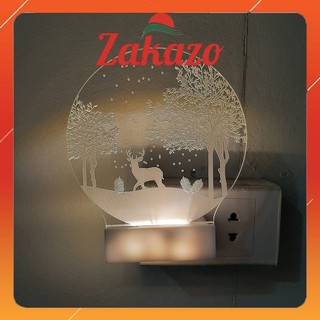 Đèn ngủ 3d trang trí - đèn ngủ 1 màu chính hãng 𝐙𝐀𝐊𝐀𝐙𝐎