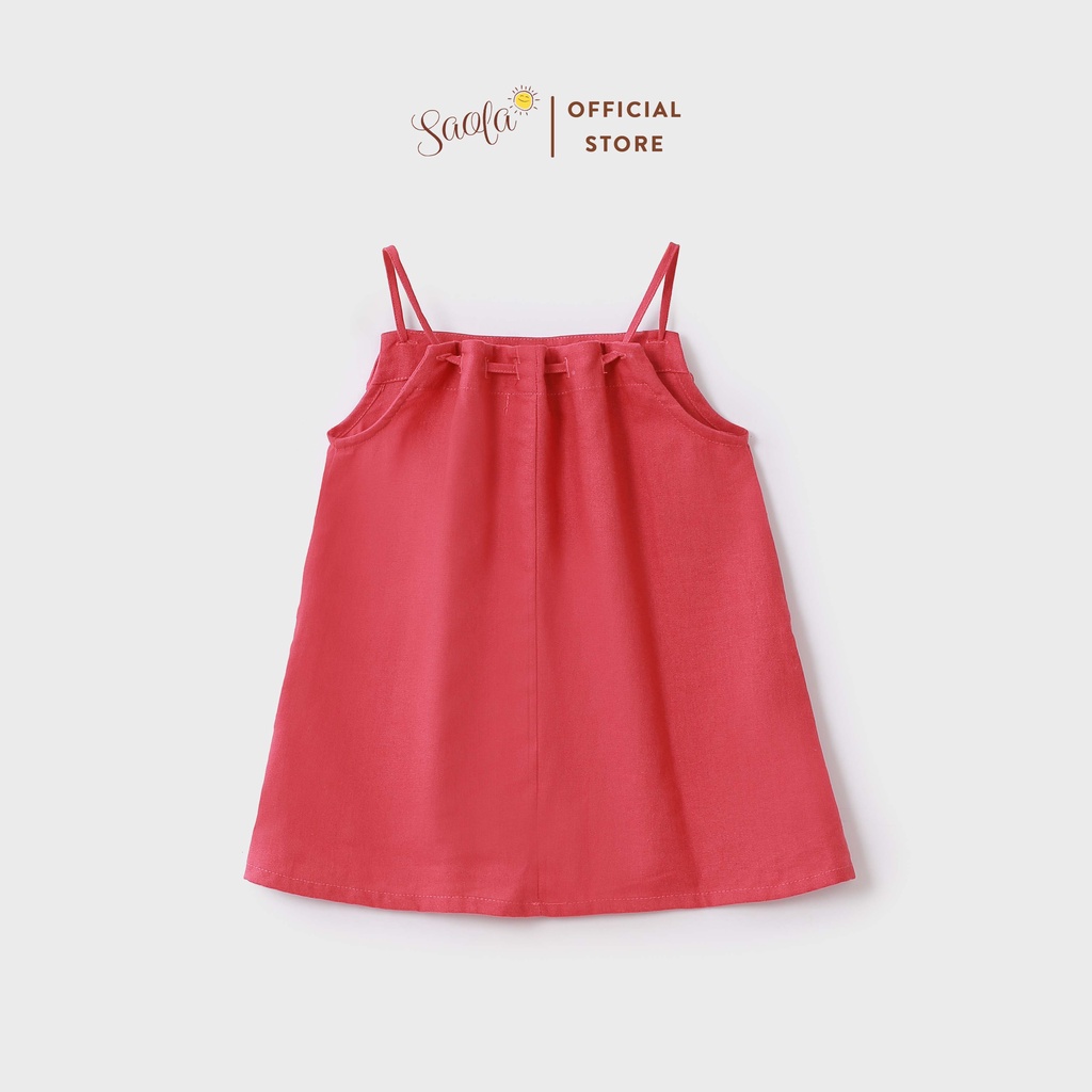 Váy Bé Gái Maxi Mùa hè Thêu Hoa - MIA DRESS - DRL012 - SAOLA KIDS CLOTHING