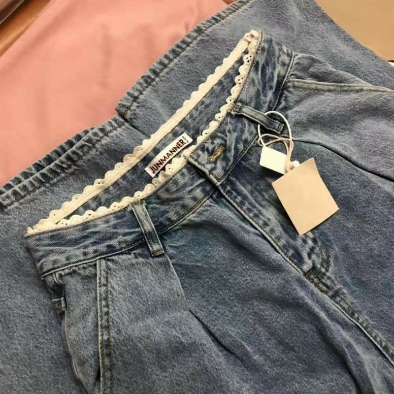 Quần jean viền ren(có sẵn) | BigBuy360 - bigbuy360.vn