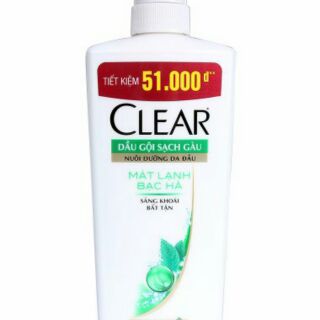 Dầu gội clear bạc hà 650g