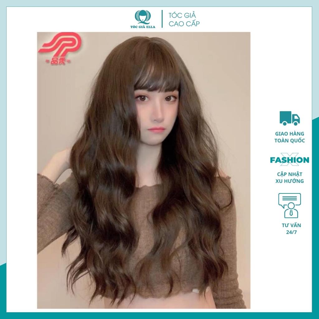Tóc giả nữ cả đầu 🤡FREESHIP🤡Tóc giả nguyên đầu xù dài siu cute 8183