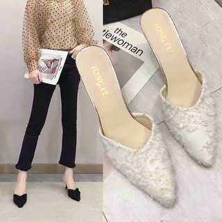 Giày cao gót mũi nhọn lông thú A7-14052020