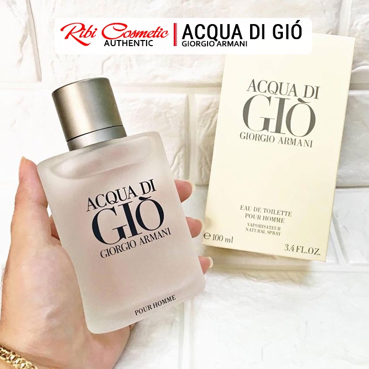 Nước hoa nam Acqua di Gio . Thơm lưu hương lâu 6 - 8 giờ ,nước hoa chính hãng 100% . Ribi cosmetics . | BigBuy360 - bigbuy360.vn