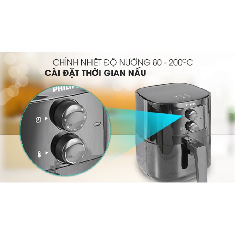 Nồi chiên không dầu Philips HD9200/90 Bảo Hành Chính Hãng