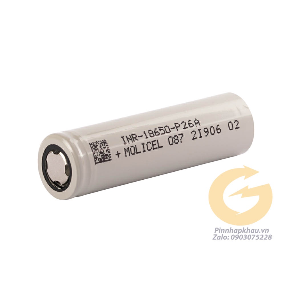 [P38] Pin xã cao 18650 Molicel INR P26A xã 35A liên tục dung lượng 2600mah chuyên khoan , thiết bị cần xã cao