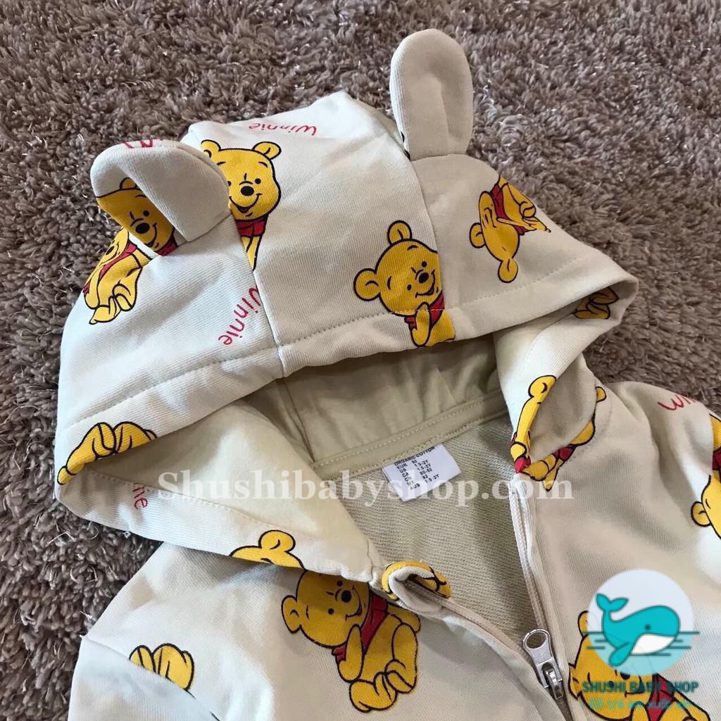 Bộ Áo Khoác Kèm Quần Gấu Pooh Dư Xịn