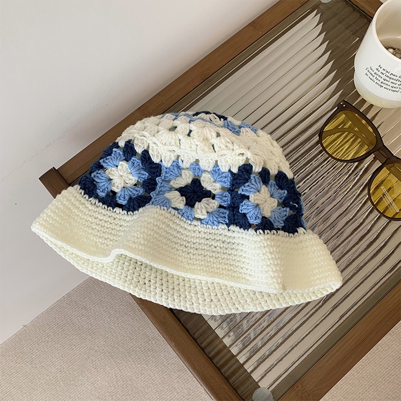 Nón Vành Đan Len Thoáng Khí Thời Trang Mùa Hè Cho Nữ