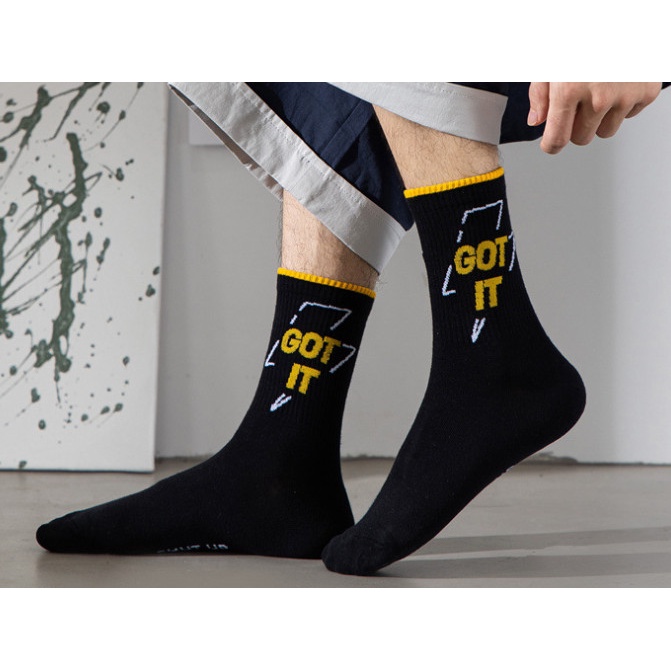 Vớ Tất thể thao cao cổ Nam Nữ nhiều màu phong cách trẻ trung, cá tính.