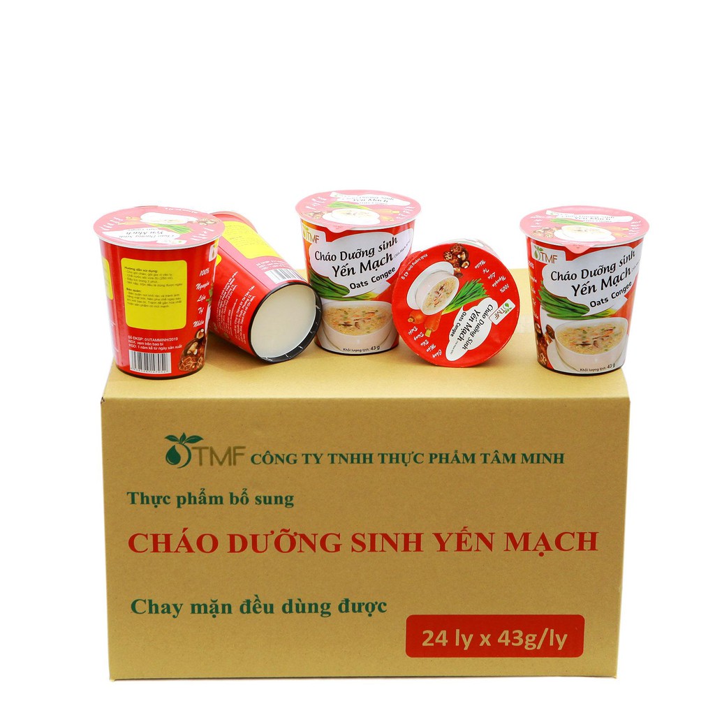Cháo dưỡng sinh yến mạch (ly 50gr)- Hoàn toàn từ thiên nhiên | BigBuy360 - bigbuy360.vn