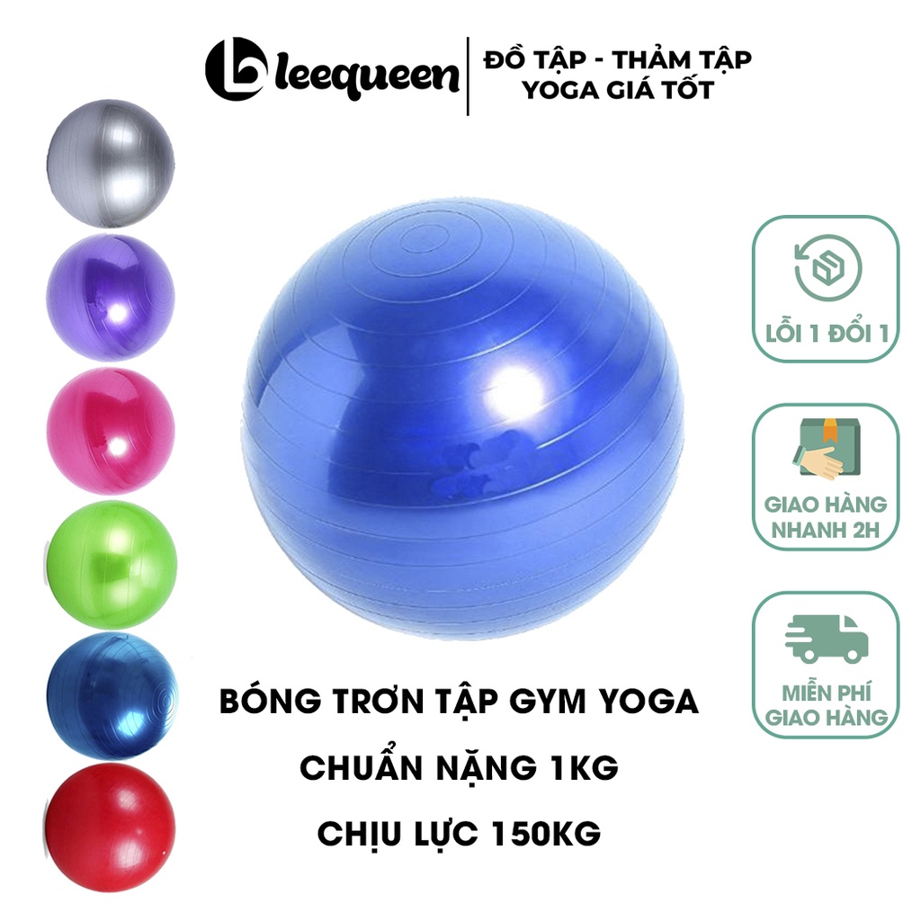 Bóng Tập Yoga Size 65cm (1000g) - Bóng Tập Yoga Tăng Cường Độ Dẻo Dai Cho Cơ Thể