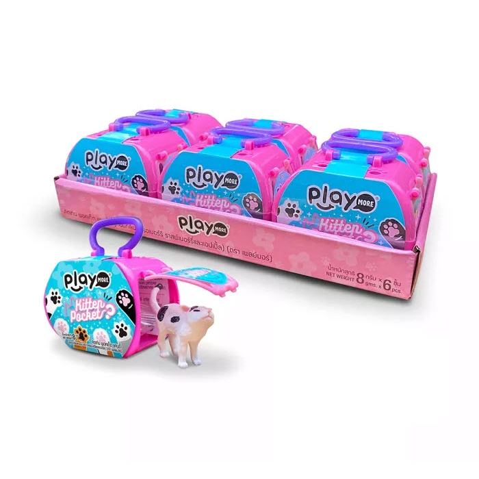 Kẹo xương cá và lồng mèo Play more 8G