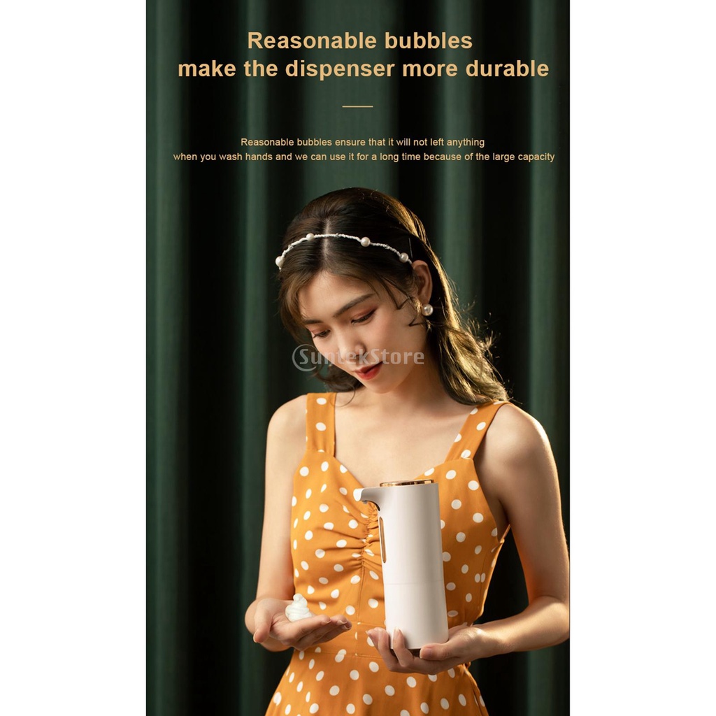 Bình Đựng Xà Phòng Tạo Bọt Tự Động 550ml Prettyia1