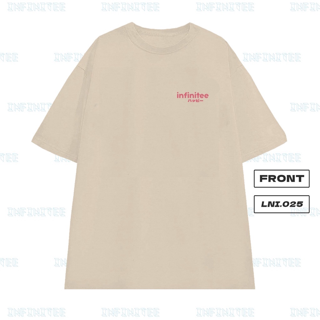 Áo thun INFINITEE Lni0025, Thun 100% Cotton - form rộng Unisex.