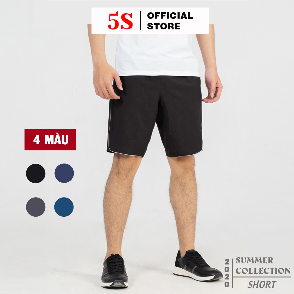 Quần Short Thể Thao Nam 5S (4 màu), Chất Liệu Co Giãn Tốt, Lưng Chun Thoải Mái (QSG001-N3)