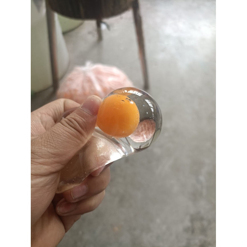 Quả Trứng Gà 1 lòng Squishy Đồ chơi bóp gudetama trút giận mochi xả stress