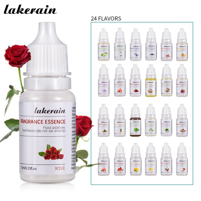 10ml Natural Flavor Essence for Handmade Cosmetic Lip Gloss DIY Grade Fragrance Flavoring Essential (Fruit and Floral) | BigBuy360 - bigbuy360.vn