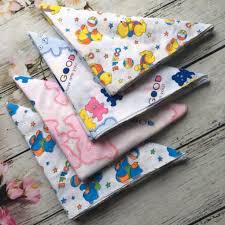 10 tã chéo cotton Hằng Trang, in hình cho bé sơ sinh