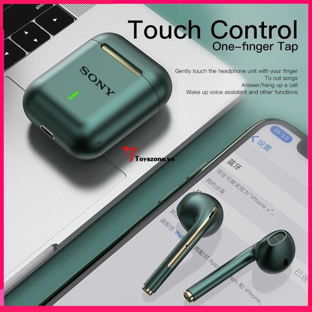 SONY J18 Tai Nghe Không Dây TWS Bluetooth 5.0 Thể Thao Âm Nhạc Tai Nghe Stereo với Mic