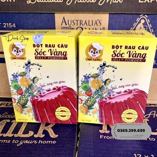 Bột Rau Câu Dẻo Sóc vàng