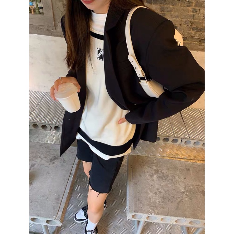 Áo len SUXI không tay cổ vuông thiết kế mới thời trang mùa thu phong cách hàn quốc dành cho nữ