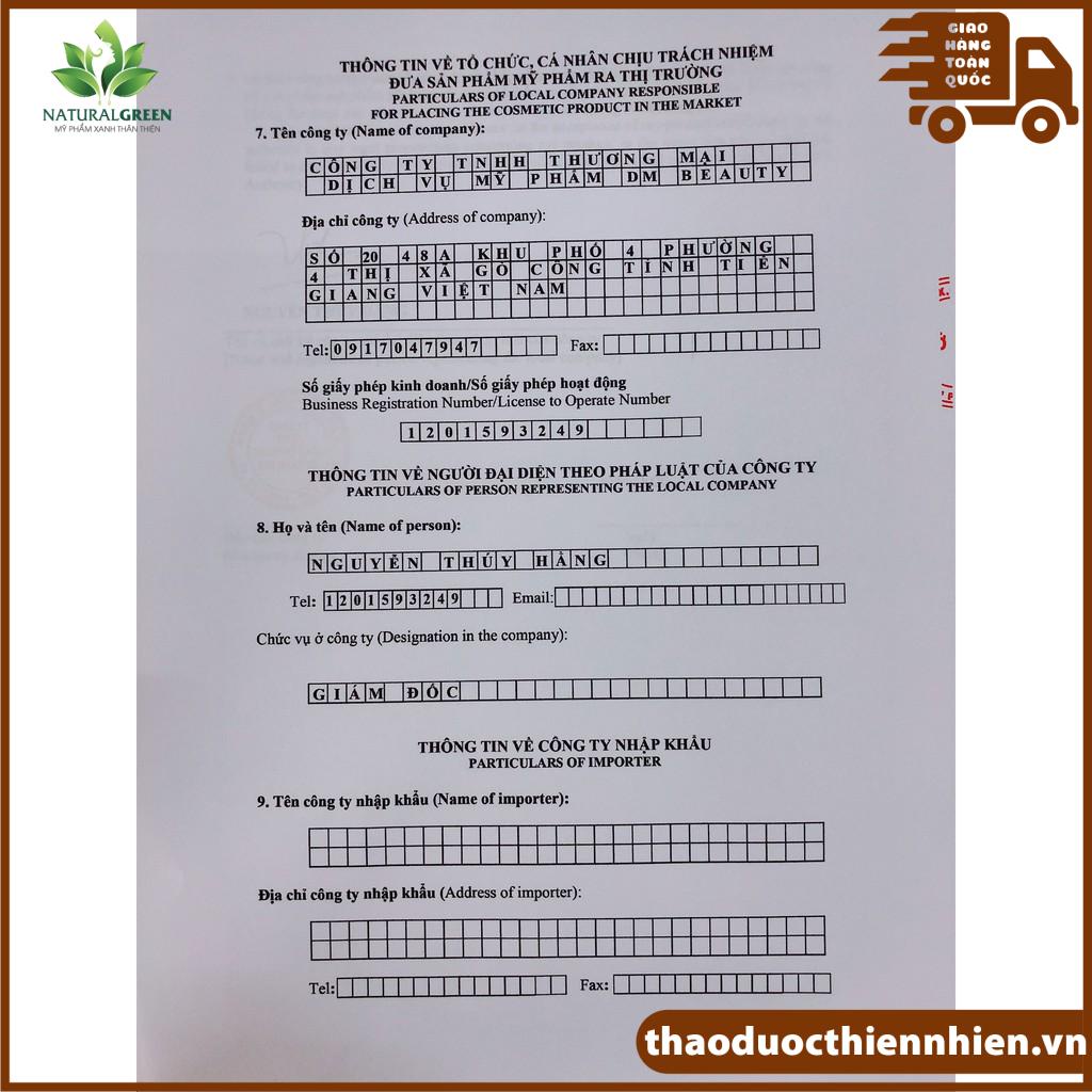 Bột ủ trắng sữa non, kích trắng da hồng hào căng mịn, bổ sung dưỡng chất nuôi dưỡng da khỏe mạnh, ủ trắng da