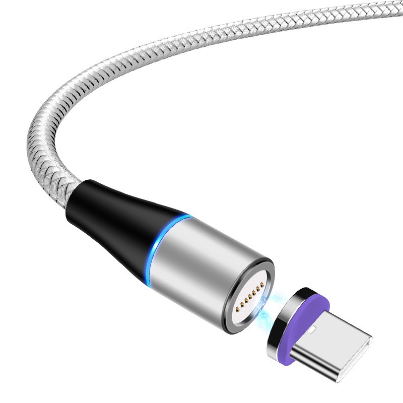 Dây Cáp Sạc Nhanh Truyền Dữ Liệu type-c Năm 2021 5A Có Nam Châm Siêu Nhanh Cho Thiết Bị Apple Android