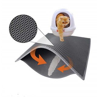 thảm hứng cát size cực lớn cho mèo - chống văng cát ra ngoài