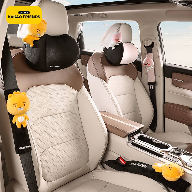 Gối tựa đầu xe hơi hỗ trợ giấc ngủ thiết kế hoạt hình đáng yêu XGQ5