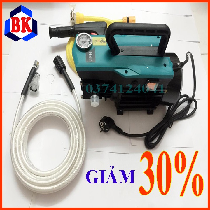 [Giảm ngay 30%] Máy Rửa Xe Áp Lực Cao JFH  - Nhập Khẩu Malaysia - Dây nối dài 10 mét