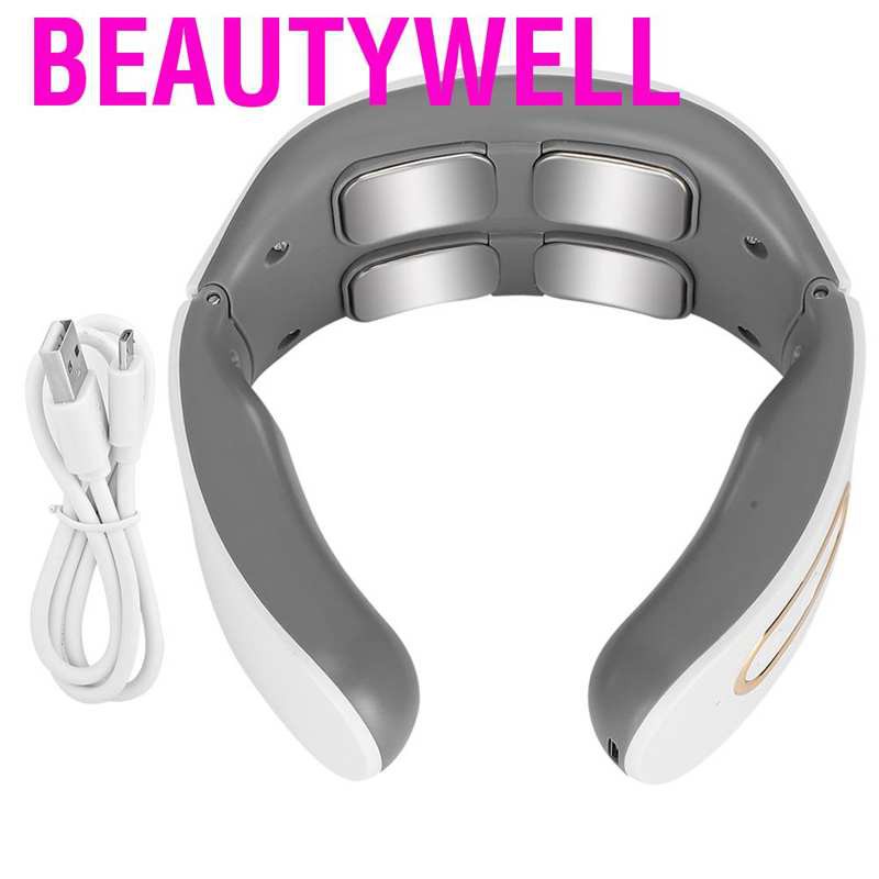 Beautywell Electric Neck Massager Pulse Cervical Vertebra Pain Relief Health Care Tool