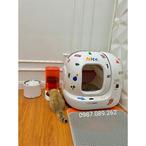 {Bản Quốc Tế} {Hàng Chính Hãng}Máy vệ sinh mèo tự động Pura Max, Pura X- máy dọn phân mèo tự động PuraMax, PuraX