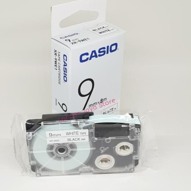 Dây Đeo Mực Đen Thời Trang Cho Casio Xr-9We1 / Casio Ez-Label 9mm