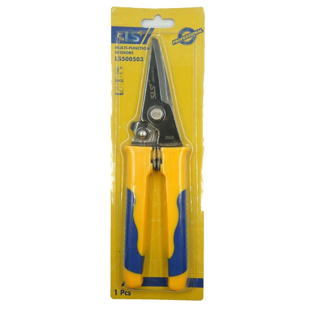 Kéo Cắt Tôn 9" Đa Công Dụng SK5 LS+, kéo cắt thiếc, kéo cắt thạch cao, cắt thép kéo sắc bén, kéo cắt đa năng,kéo đa năng