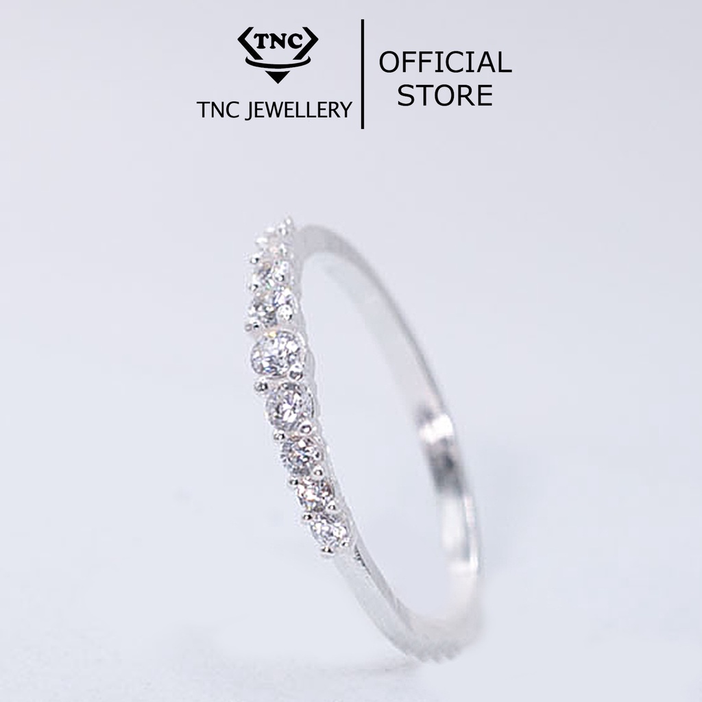 Nhẫn Bạc Nữ Blue Peach Size Nhỡ-Trang Sức TNC JEWELLERY