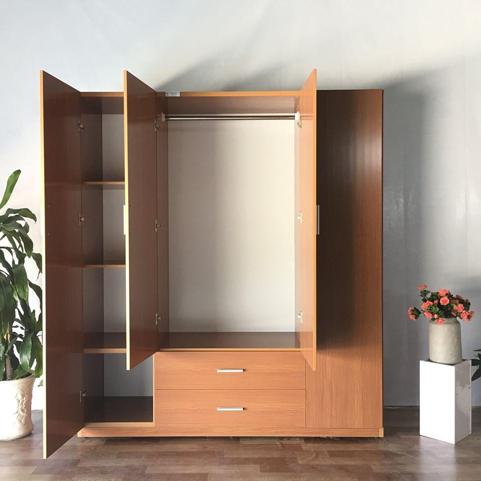 Tủ nhựa đai loan 4 cánh cao cấp [ FREE SHIP ] Tủ quần áo chịu lực tốt nhất. | BigBuy360 - bigbuy360.vn