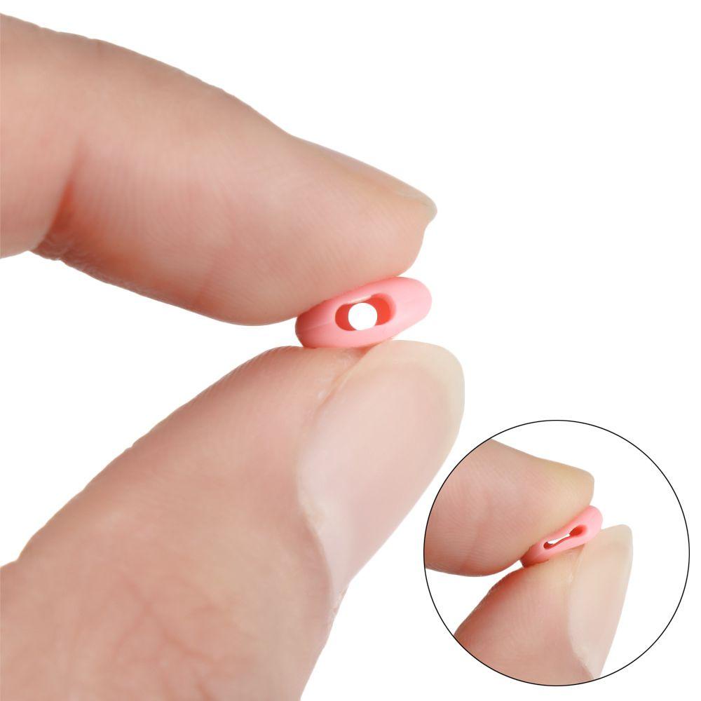 LET Set 200 Khóa Dây Đai Co Giãn Trong Suốt Chống Trượt