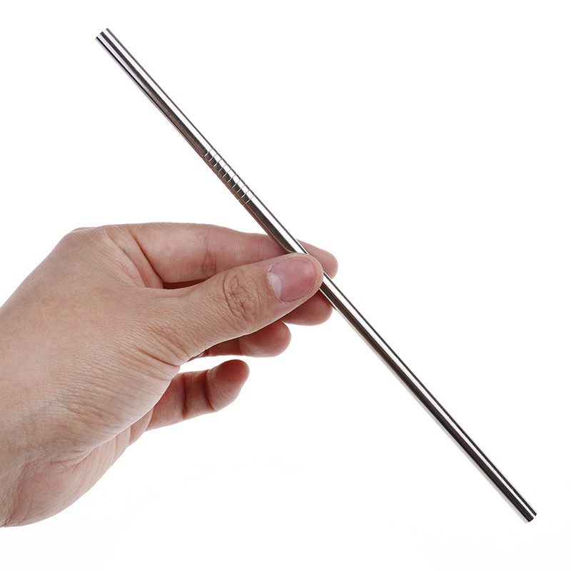 Bộ 4 Ống Hút Bằng Thép Không Gỉ Kèm 1 Cọ Vệ Sinh