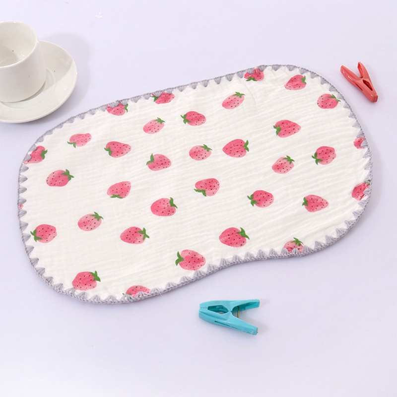 Gối Ngủ Vải Cotton 10 Lớp In Hoạt Hình Dễ Thương Cho Bé Sơ Sinh