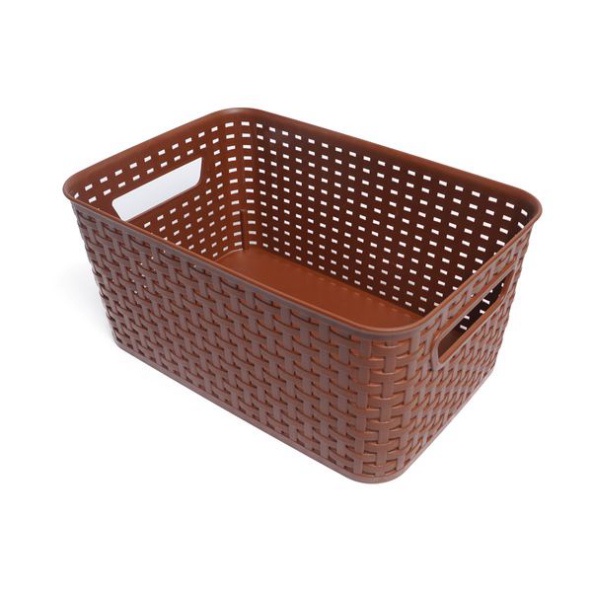Giỏ Đựng Quần Áo, Giỏ Nhựa Đựng Đồ Có Nắp Hàn Quốc Song Long Cỡ Bé 2572