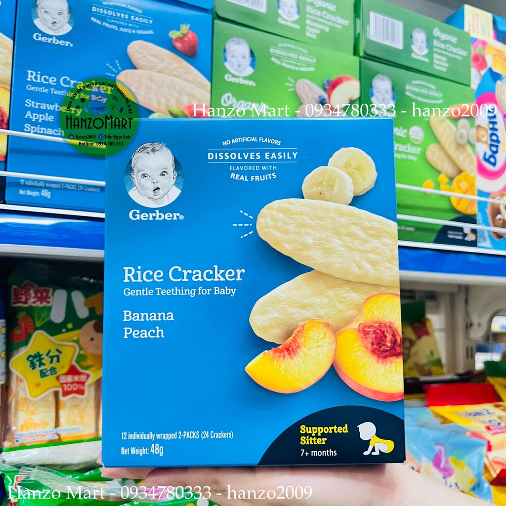 Bánh ăn dặm cho bé Gerber Teether 7m+