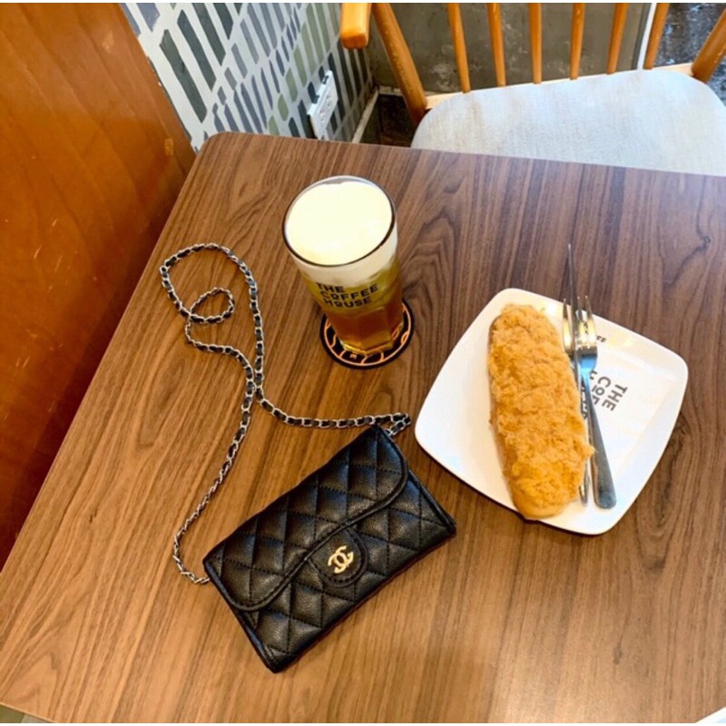 Túi ví đeo chéo nữ đi chơi đẹp da sần HEISE