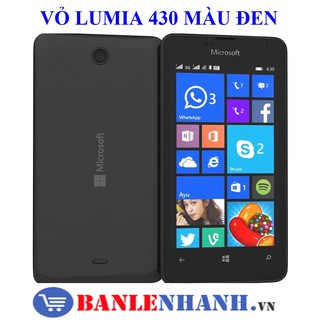 VỎ LUMIA 430 MÀU ĐEN