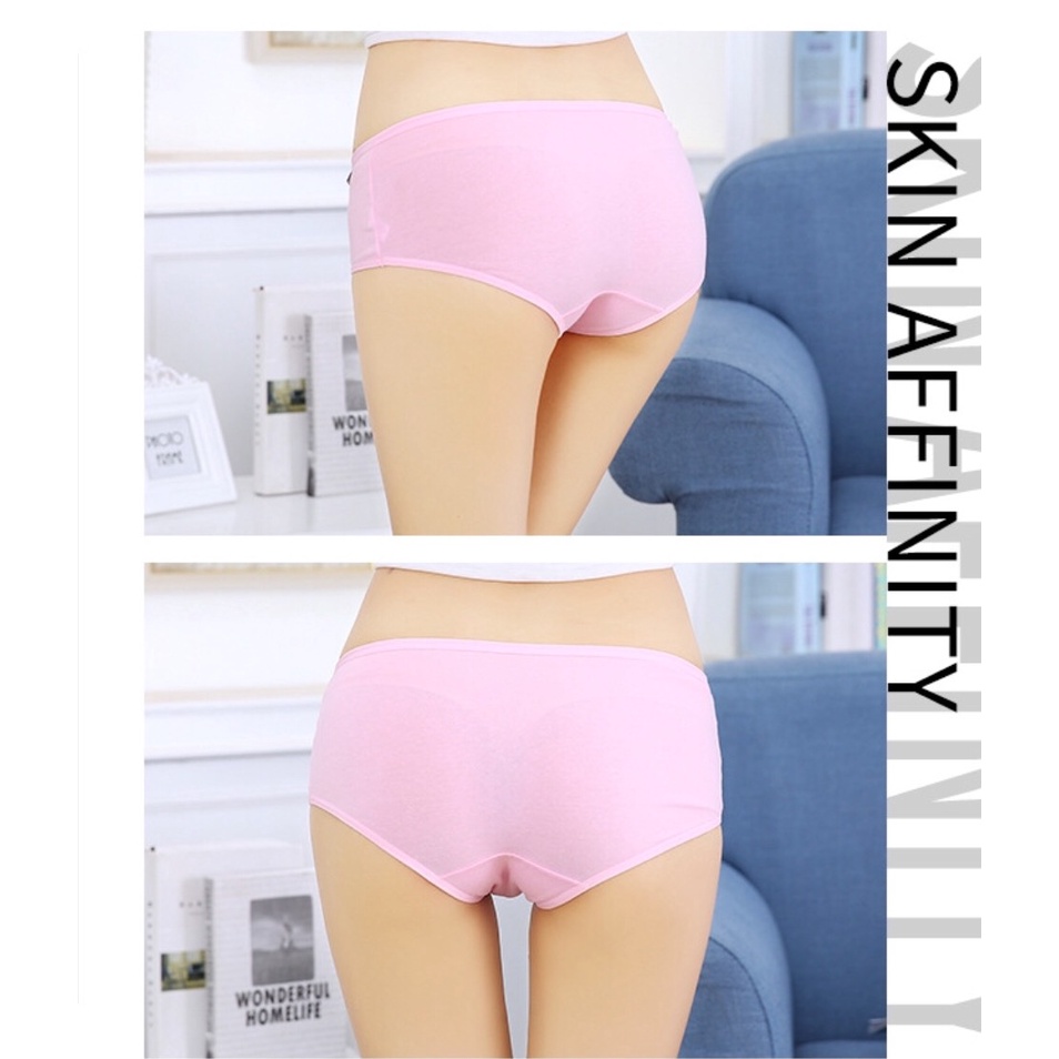 Quần lót cotton kháng khuẩn, màu hồng, thấm mồ hôi tốt, nâng mông hiệu HB, size XL