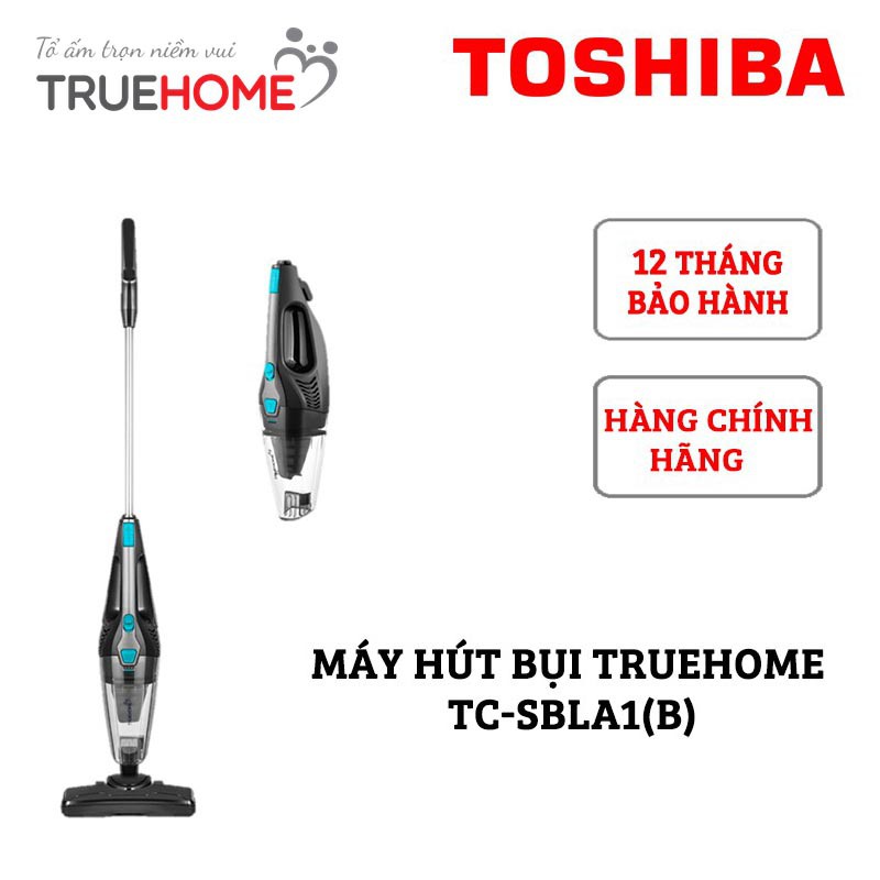 Máy hút bụi cầm tay Tosshiba Truehome TC-SBLA1(B) hàng chính hãng, bảo hành 12 tháng