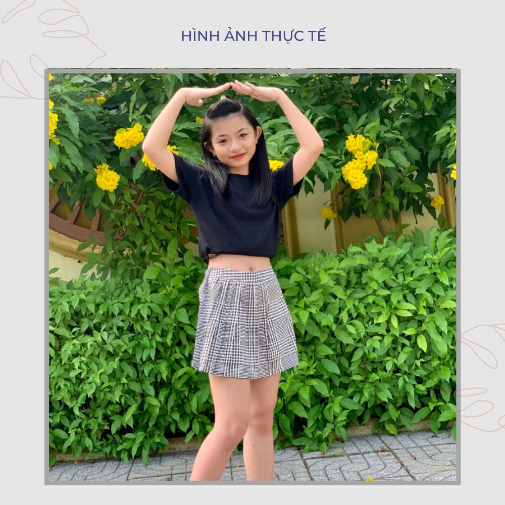 Chân váy xếp ly kaki cho bé gái năng động, thời trang size đại - JJ Kids